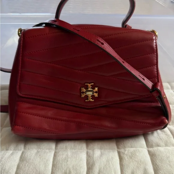 Tory Burch Kira Red Quilted Leather Bag ❤️ - Picture 15 of 15